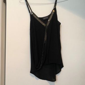 Cute black tank top for going out
